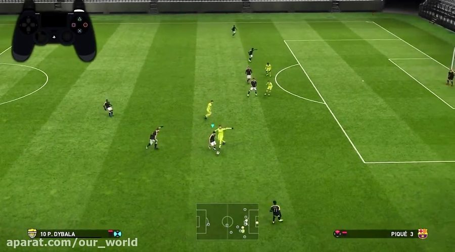 گیم‌پلی بازی PES2019 (جمع‌بندی بخش دریبل و بکارگیری دریبل‌ها)