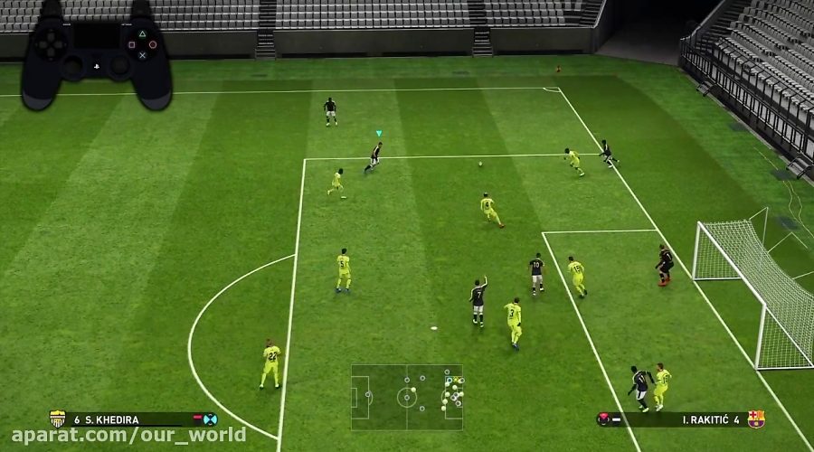 گیم‌پلی بازی PES 2019 (جمع‌بندی بخش پاس و بکارگیری پاس‌ها و سانترها)