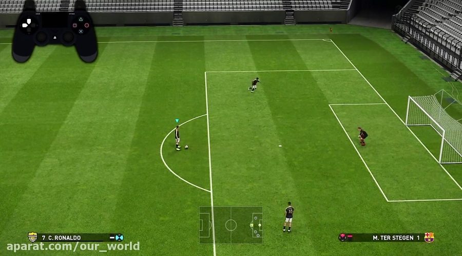 آموزش شوت زدن در PES (بخش اول؛ معرفی انواع شوت در PES )