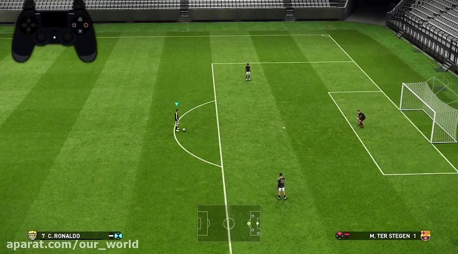 یک راه مَحرَمانه برای گل زدن در PES + بررسی بیشتر Advanced Shot