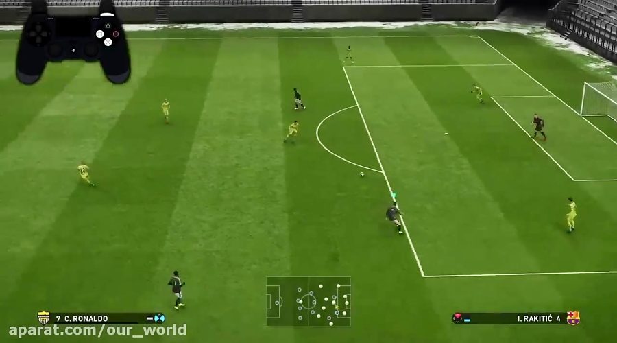 گیم‌پلی PES2019 (جمع‌بندی بخش دفاع و بکارگیری نکاتی که گفته شد)