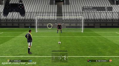 آموزش مهار پنالتی در PES + آموزش هدف‌گیری و گل کردن پنالتی