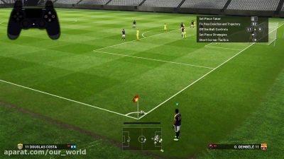 نحوه کاهش یا افزایش مشارکت بازیکن‌ها در حمله یا دفاع در PES2019 و PES2020