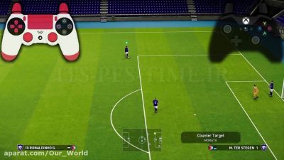 آموزش گل زدن از راه دور در PES 2020 (شوت‌های کشنده از راه دور 2)